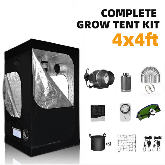 4' x 4' Complete Grow Tent Kit
