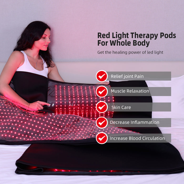 Redfy Full Body 660NM 850NM Red Light Therapy Pod