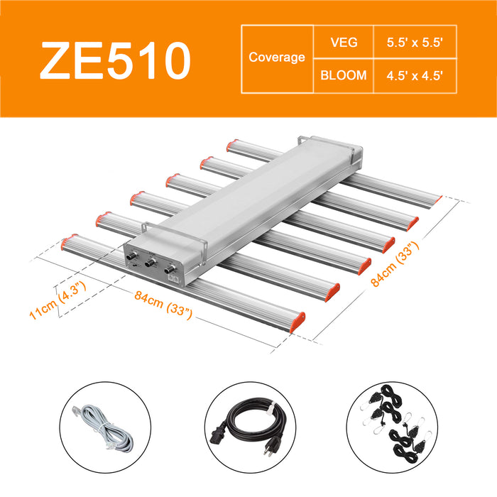 (Canada Only) ParfactWorks ZE series 510w LED Grow Bar Light