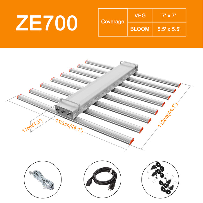 (Thailand Only) ParfactWorks ZE700 LED Grow Bar Light (3 Channels Dimmable)